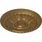 Ekena Millwork Stockport Ceiling Medallion (Fits Canopies up to 6 1/4"), Hand-Painted Pale Gold, 28"OD x 2 3/4"P CM28STPAS - alternate 4